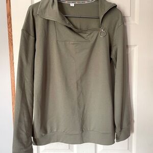 Exclusive ❤️performance jacket side neck zipper L